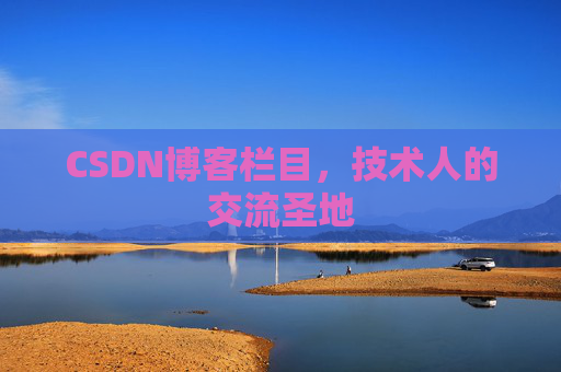 CSDN博客栏目，技术人的交流圣地